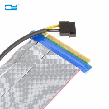 Riser PCI-E x16 pcie pci Express 16X to 16x Riser Extender Card with Molex IDE Power & Ribbon Cable adapter 20cm
Riser PCI-E x16 pcie pci Express 16X to 16x Riser Extender Card with Molex IDE Power & Ribbon Cable adapter 20cm