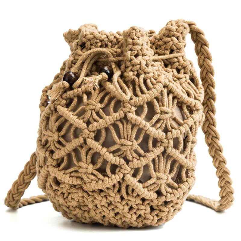 Hollow design rope deterioration package shoulder diagonal tassel luxury handbag female bag designer women's handbag retro
Hollow design rope deterioration package shoulder diagonal tassel luxury handbag female bag designer women's handbag retro