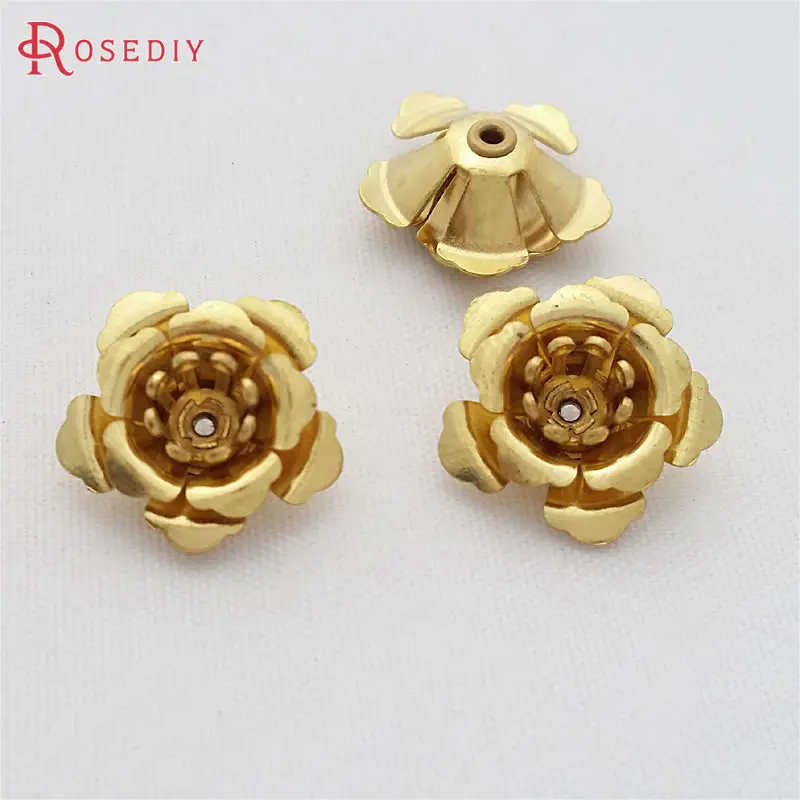 (29468)20PCS 14MM,height 6MM Not plated color Brass 3D Flowers Beads Caps Diy Jewelry Findings Accessories Wholesale
(29468)20PCS 14MM,height 6MM Not plated color Brass 3D Flowers Beads Caps Diy Jewelry Findings Accessories Wholesale