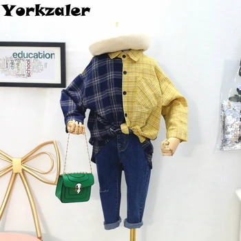 Children's Shirts for Boys and Girls Autumn New Coloured Long Sleev Blouse Shirt Patch Work Fashion Kids Cute Sping Blouse
Children's Shirts for Boys and Girls Autumn New Coloured Long Sleev Blouse Shirt Patch Work Fashion Kids Cute Sping Blouse