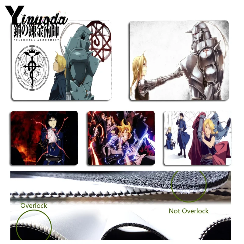 Yinuoda In Stocked Fullmetal Alchemist Laptop Computer Mousepad Size for 18x22cm 25x29cm Small Mousepad
Yinuoda In Stocked Fullmetal Alchemist Laptop Computer Mousepad Size for 18x22cm 25x29cm Small Mousepad