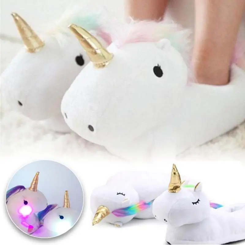 Unicorn Slippers 3D Light Up Lovely Winter Warm Soft Plush Fluffy Indoor Shoes New Year Gift All Size A20
Unicorn Slippers 3D Light Up Lovely Winter Warm Soft Plush Fluffy Indoor Shoes New Year Gift All Size A20