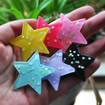 Resin Crafts For Diy Decoration 12pcs Mixed 38mm Very Cute Flat Back Glitter Colors Resin Star With No Hole
Resin Crafts For Diy Decoration 12pcs Mixed 38mm Very Cute Flat Back Glitter Colors Resin Star With No Hole