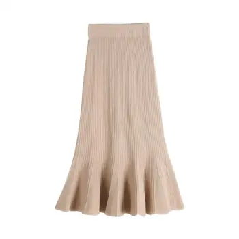 Women 2018 New Autumn Winter Elastic High Wasit Knitted Sweater Skirt Female Casual Warm Elegant Knit A-Line Pleated Skirts X58
Women 2018 New Autumn Winter Elastic High Wasit Knitted Sweater Skirt Female Casual Warm Elegant Knit A-Line Pleated Skirts X58