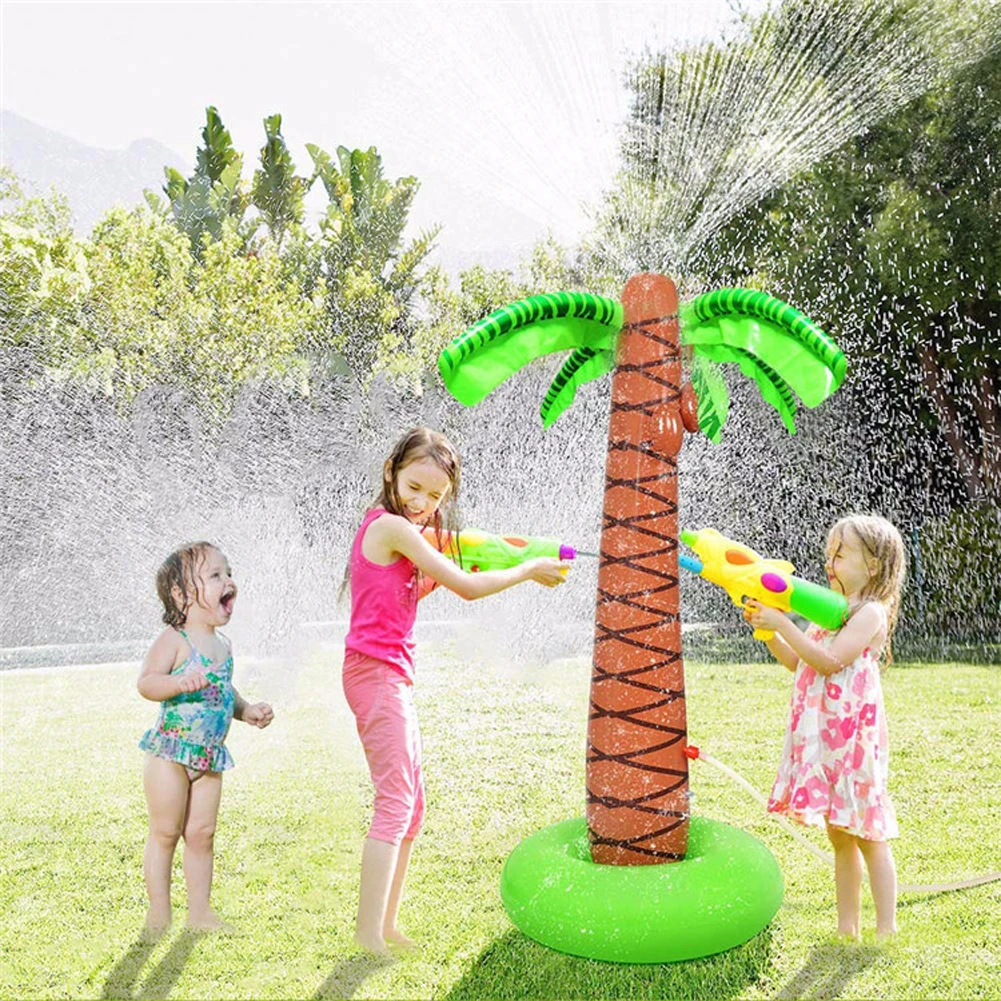 New 1.6m Inflatable Coconut Palm Tree Water Spray Beach Lawn Party Pool Water Sprayer Children's Toy
New 1.6m Inflatable Coconut Palm Tree Water Spray Beach Lawn Party Pool Water Sprayer Children's Toy