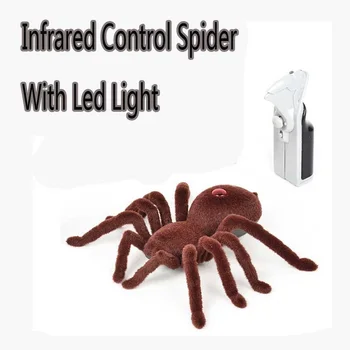 Infrared Remote Control Spider With Led Light Pvc Action Figure Toy Children Prank Toys for Halloween Chrismas Birthday Gift
Infrared Remote Control Spider With Led Light Pvc Action Figure Toy Children Prank Toys for Halloween Chrismas Birthday Gift