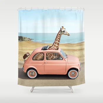 Italy Giraffe Shower Curtain Decorative Waterproof Polyester Fabric 8 Sizes Shower Curtain 12 Hooks
Italy Giraffe Shower Curtain Decorative Waterproof Polyester Fabric 8 Sizes Shower Curtain 12 Hooks