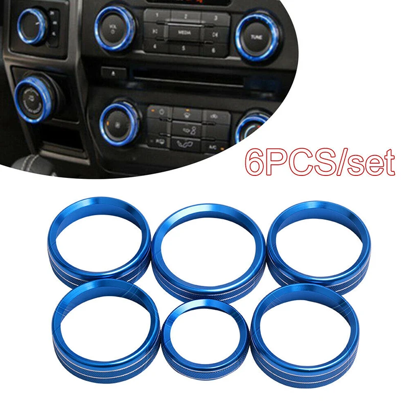 Cover Knob Ring 6pcs For Ford F150 Air Condition Audio Switch 43x12mm Wear-resistant Car Accessories
Cover Knob Ring 6pcs For Ford F150 Air Condition Audio Switch 43x12mm Wear-resistant Car Accessories