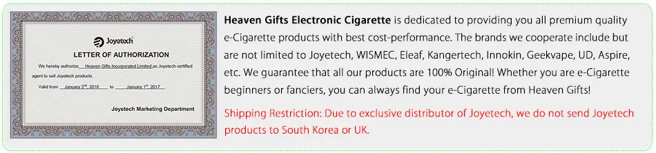 Joyetech eGo AIO Kit Quick Starter Kit 1500mAh Battery 2ml Capacity All-in-One E-Cigarette Vaporizer ego aio E-cigs Vaping Pen