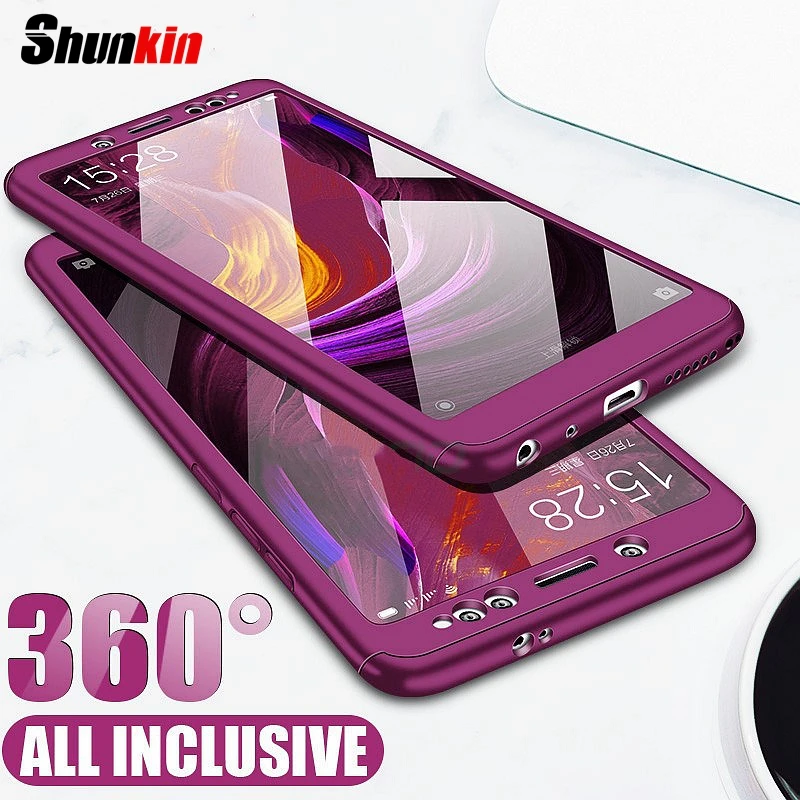 Proelio 360 Full Protection Case For Xiaomi Redmi Note 5 4X Hard PC Protective Case For Xiaomi mi 6 8 Redmi 5 note 5A With Glass
Proelio 360 Full Protection Case For Xiaomi Redmi Note 5 4X Hard PC Protective Case For Xiaomi mi 6 8 Redmi 5 note 5A With Glass