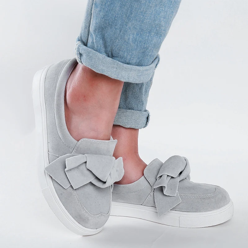 Women Loafers Plus Size Platform Slip On Bowtie Flat Shoes Sewing Casual Bowknot Shoe For Female Flock Moccasins Footwear
Women Loafers Plus Size Platform Slip On Bowtie Flat Shoes Sewing Casual Bowknot Shoe For Female Flock Moccasins Footwear