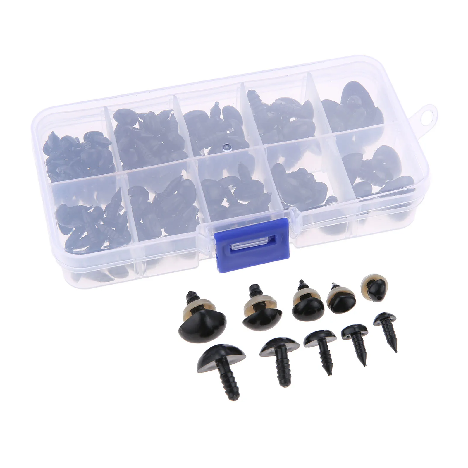 125pcs Black Plastic Safety Triangle Nose Doll Plush Toys Stuffed Animals Nose Accessories Making DIY Handmade Accessories
125pcs Black Plastic Safety Triangle Nose Doll Plush Toys Stuffed Animals Nose Accessories Making DIY Handmade Accessories