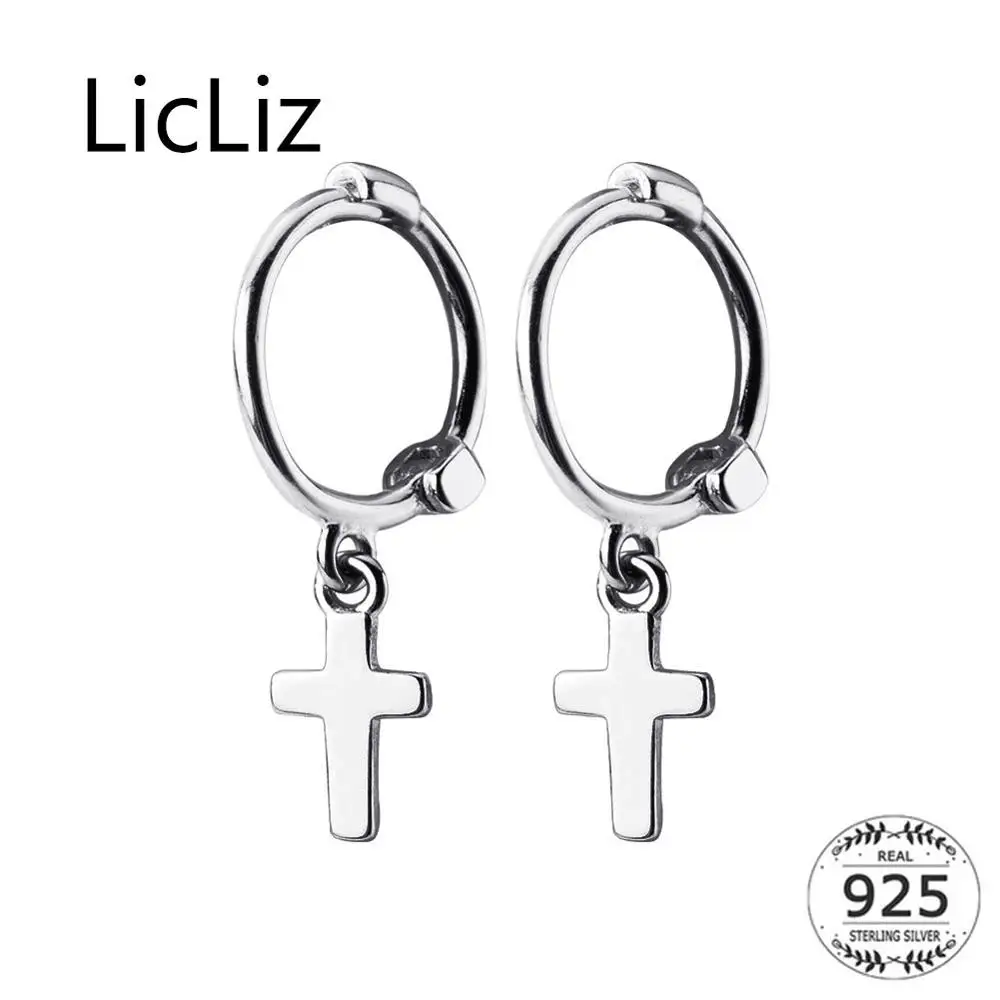 LicLiz 2019 New 925 Sterling Silver Simple Cross Hoop Earring for Women with Drops Fashion White Gold Design Jewelry Gift LE0542
LicLiz 2019 New 925 Sterling Silver Simple Cross Hoop Earring for Women with Drops Fashion White Gold Design Jewelry Gift LE0542
