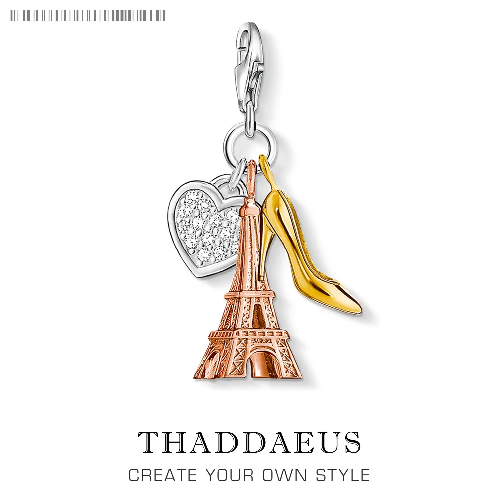 925 Sterling Silver Eiffel Tower High Heel Heart Pendant Fashion European Charm Fit Necklace Bracelet DIY Accessories Jewelry
925 Sterling Silver Eiffel Tower High Heel Heart Pendant Fashion European Charm Fit Necklace Bracelet DIY Accessories Jewelry