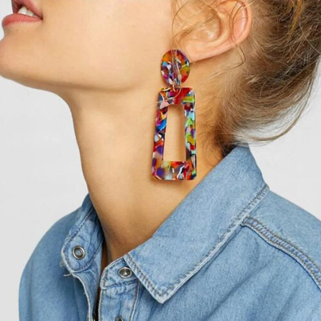 Japan Korea Earrings Simple Acetic Acid Leopard Earring Acrylic Plate Circle Rectangle Long Geometric Earrings Jewelry 5.16
Japan Korea Earrings Simple Acetic Acid Leopard Earring Acrylic Plate Circle Rectangle Long Geometric Earrings Jewelry 5.16
