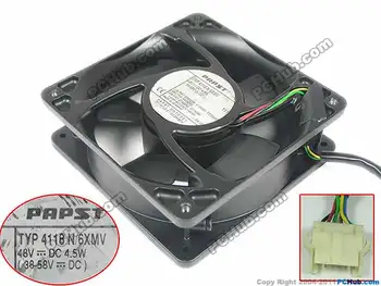 ebm-papst TYP4118N/6XMV TYP 4118N 6XMV DC 48V 4.5W 6-wire 120x120x38mm Server Cooling Fan
ebm-papst TYP4118N/6XMV TYP 4118N 6XMV DC 48V 4.5W 6-wire 120x120x38mm Server Cooling Fan