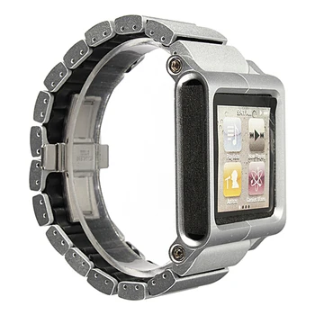 Aluminium Watch Straps Multi Touch Replacement For iPod Nano 6th New Color: Silver
Aluminium Watch Straps Multi Touch Replacement For iPod Nano 6th New Color: Silver