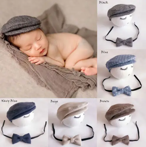 Cute 2Pcs Baby Newborn Peaked Beanie Cap Hat + Bow Tie Photo Photography Prop Lovely Accessories Outfit Set
Cute 2Pcs Baby Newborn Peaked Beanie Cap Hat + Bow Tie Photo Photography Prop Lovely Accessories Outfit Set