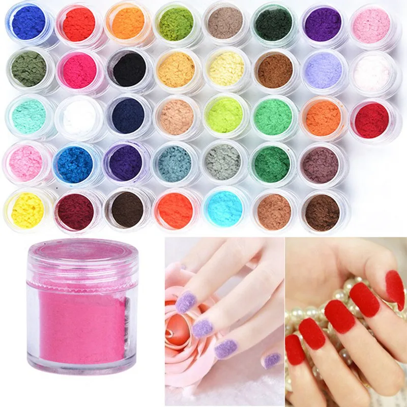 Nail Flocking Velvet Powder Dust Cashmere Nail Art New 38 Colors Nail Flocking Velvet Powder Dust Cashmere
Nail Flocking Velvet Powder Dust Cashmere Nail Art New 38 Colors Nail Flocking Velvet Powder Dust Cashmere