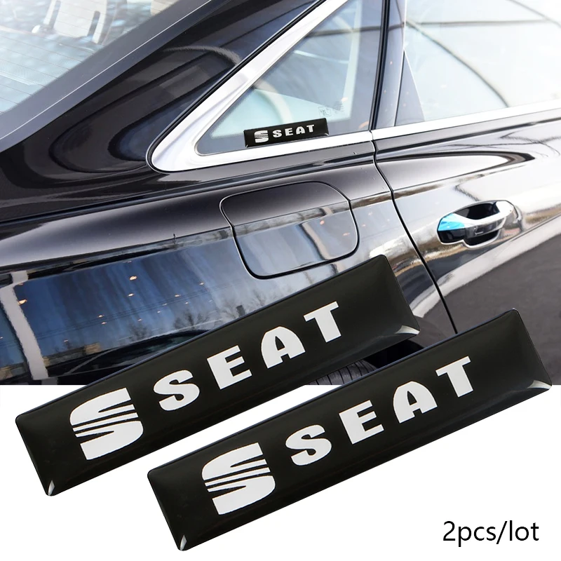 2Pcs Car-styling 3D 6CM*1.4CM SEAT Creative Badge Emblem Epoxy Sticker On Car Stickers and seat leon ibiza Decals Window Sticker
2Pcs Car-styling 3D 6CM*1.4CM SEAT Creative Badge Emblem Epoxy Sticker On Car Stickers and seat leon ibiza Decals Window Sticker