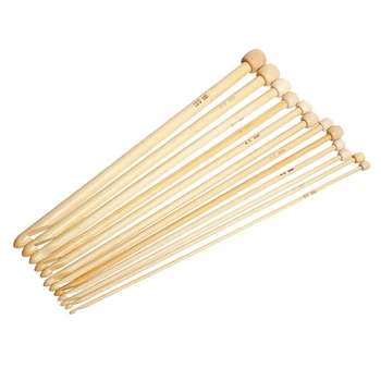 NEW-Natural Color Natural Bamboo Single Pointed Afghan Tunisian Crochet Hooks Needles 25.5Cm-25Cm Long,1 Set(12 Pcs/Set)
NEW-Natural Color Natural Bamboo Single Pointed Afghan Tunisian Crochet Hooks Needles 25.5Cm-25Cm Long,1 Set(12 Pcs/Set)