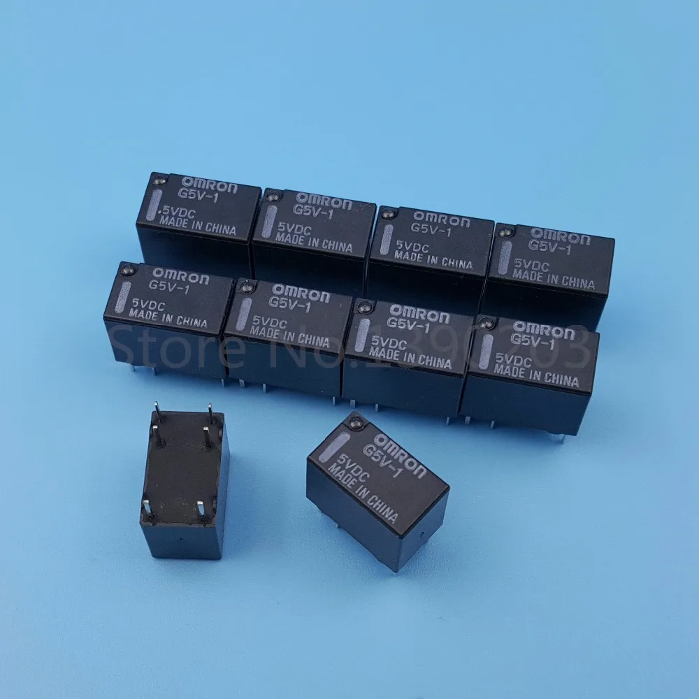 10 шт. Omron G5V 1 DC5V 6Pin SPDT Мини Сигнальное реле для печатной платы|signal relay|omron g5v-1mini relay |