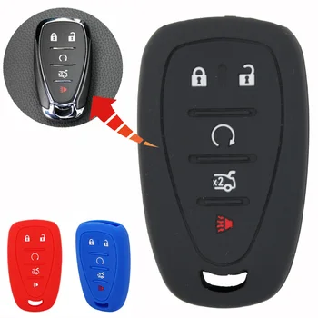 1pcs Silicone Rubber 5 Buttons Car Key Case Cover Skin Protector For Chevrolet Malibu XL Trax Verano New Cruze 2016 2017 
1pcs Silicone Rubber 5 Buttons Car Key Case Cover Skin Protector For Chevrolet Malibu XL Trax Verano New Cruze 2016 2017