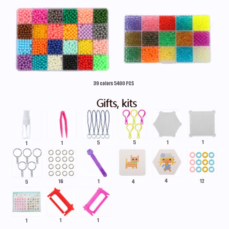 3D Puzzle Multicolor DIY Water Spray Magic Aqua beads Ring Refill Toys For Children Educational Kit Ball Game Beads Juguetes AM
3D Puzzle Multicolor DIY Water Spray Magic Aqua beads Ring Refill Toys For Children Educational Kit Ball Game Beads Juguetes AM