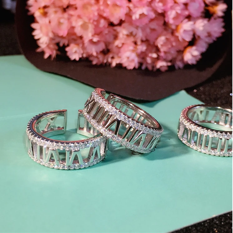 Fashion Women Resizable Pure 925 Sterling Silver Ring Roman Numerals Open Adjustable Ring Delicate Craftmanship Jewelry
Fashion Women Resizable Pure 925 Sterling Silver Ring Roman Numerals Open Adjustable Ring Delicate Craftmanship Jewelry