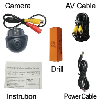 Car Universal Rearview Backup Camera 170 Degree wide viewing angle front rear view camera parking backup camera 1set
Car Universal Rearview Backup Camera 170 Degree wide viewing angle front rear view camera parking backup camera 1set