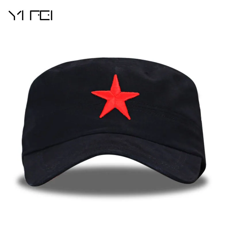 Men Pentagram Flat Caps Red Star Motorcycle Cap Actical Hip Hop Caps Fishing Hat Snapback Hats Bone Adjustable
Men Pentagram Flat Caps Red Star Motorcycle Cap Actical Hip Hop Caps Fishing Hat Snapback Hats Bone Adjustable