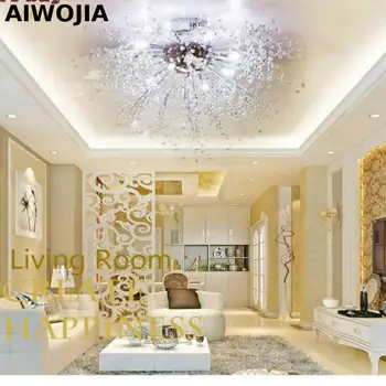 Modern White LED Ceiling Lights For Living Room luminarias para sala plafon led Crystal Ceiling Lamp Fixtures For Bedroom
Modern White LED Ceiling Lights For Living Room luminarias para sala plafon led Crystal Ceiling Lamp Fixtures For Bedroom