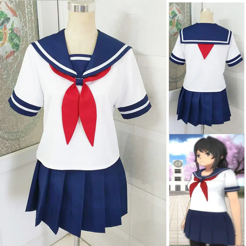 Customized Yandere Simulator Ayano Aishi Yandere-chan Cosplay Costumes Yandere Simulator sailor Dress school uniform outfits
Customized Yandere Simulator Ayano Aishi Yandere-chan Cosplay Costumes Yandere Simulator sailor Dress school uniform outfits