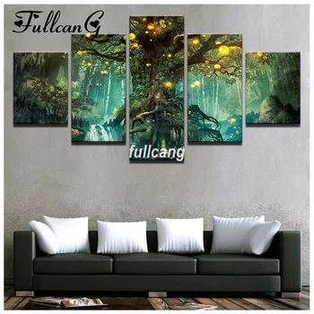 FULLCANG Full Square Diamond Embroidery Enchanted Tree Scenery Modular Vintage 5D Diamond Painting Cross Stitch 5PCS Mosaic D628
FULLCANG Full Square Diamond Embroidery Enchanted Tree Scenery Modular Vintage 5D Diamond Painting Cross Stitch 5PCS Mosaic D628
