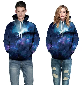 New Style Creative Digital Printing Men and Women Sweatshirt Starry Sky Pattern Printing Pullovers Loose Large Size Casual Wear
New Style Creative Digital Printing Men and Women Sweatshirt Starry Sky Pattern Printing Pullovers Loose Large Size Casual Wear