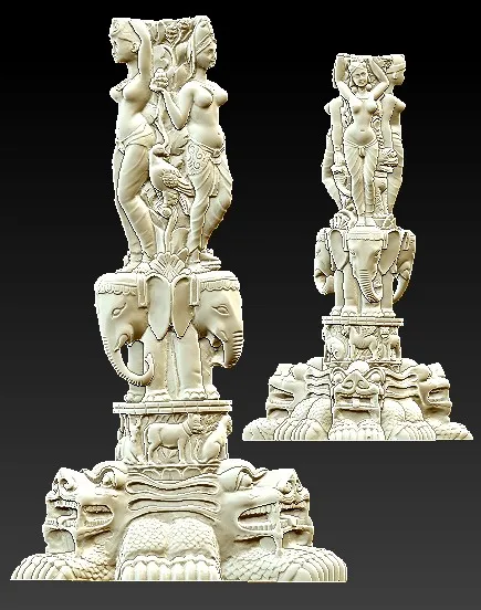 3D model STL formate file for CNC Router and printer relief Thailand elephant 44.7MB
3D model STL formate file for CNC Router and printer relief Thailand elephant 44.7MB