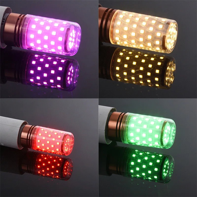 Purple/Yellow/Red/Blue/Green/Warm/CoolWhite 12W 16W LED Corn Light E14 E27 LED Bulb SMD2835 220V For Home Decoration Chandeliers
Purple/Yellow/Red/Blue/Green/Warm/CoolWhite 12W 16W LED Corn Light E14 E27 LED Bulb SMD2835 220V For Home Decoration Chandeliers
