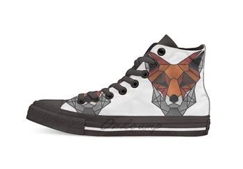 Geometric fox Design breathable Casual High Top lace-up Canvas shoes sneakers For Drop shipping
Geometric fox Design breathable Casual High Top lace-up Canvas shoes sneakers For Drop shipping