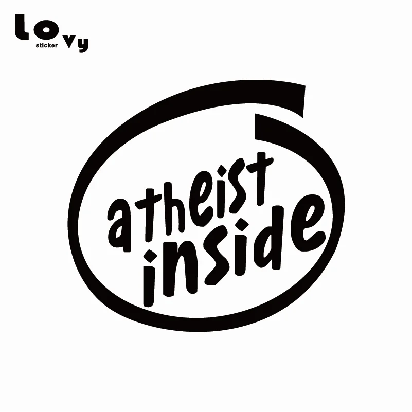Atheist Inside Vinyl Car Sticker Funny Warning Mark Sign Car Decal Car Truck Window Door Body Sticker CA0752
Atheist Inside Vinyl Car Sticker Funny Warning Mark Sign Car Decal Car Truck Window Door Body Sticker CA0752