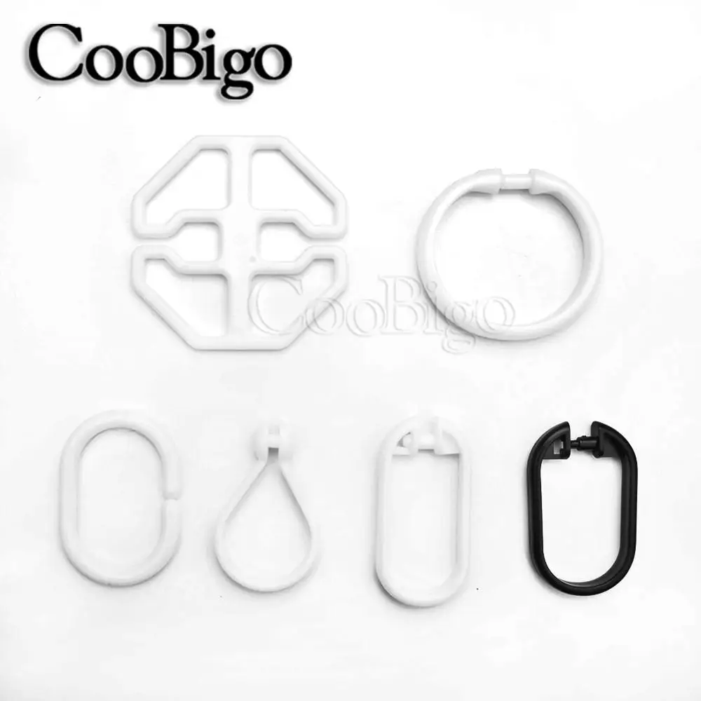 12pcs 6 Style Plastic O Ring Shower Curtain Hook Hanger Ring Bath Drape Loop Clip Glide Convenient Replacement Bathroom Parts
12pcs 6 Style Plastic O Ring Shower Curtain Hook Hanger Ring Bath Drape Loop Clip Glide Convenient Replacement Bathroom Parts