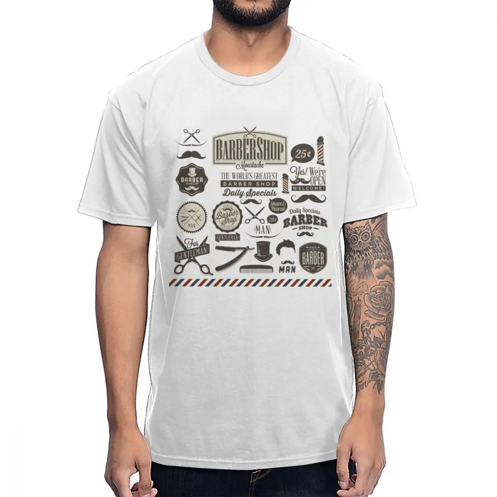 Man's Rock Roll Barber Shop Straight Razor Scissors Shaving Beauty Parlour Barbershop Tee Round Neck Natural Cotton Amazing Tee
Man's Rock Roll Barber Shop Straight Razor Scissors Shaving Beauty Parlour Barbershop Tee Round Neck Natural Cotton Amazing Tee