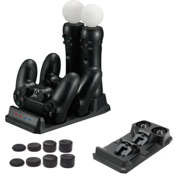 PS4 4 in 1 Quad PS 4 Charging Dock Station Stand for Sony Playstation 4 PS4 Slim Pro PS Move Controllers Charger Storage
PS4 4 in 1 Quad PS 4 Charging Dock Station Stand for Sony Playstation 4 PS4 Slim Pro PS Move Controllers Charger Storage