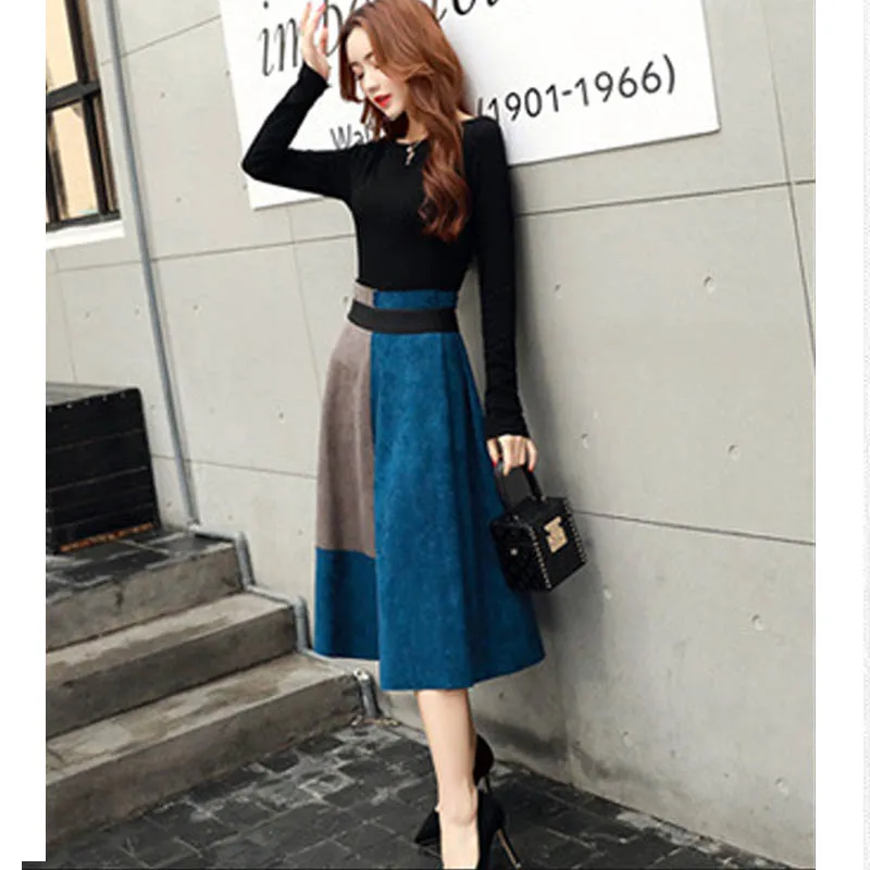 NORMOV 2019 Fashion Women Autumn 2 Pieces Set Long Sleeve Tops+Long Skirt Female Suit Lady Streetwear With Belt 4 Color Skirt
NORMOV 2019 Fashion Women Autumn 2 Pieces Set Long Sleeve Tops+Long Skirt Female Suit Lady Streetwear With Belt 4 Color Skirt