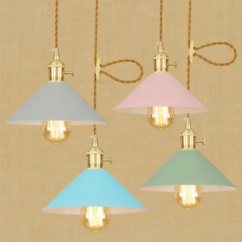 Colorful Vintage American led pendant light Industrial Iron Creative Retro Loft Pendant Light Restaurant Lamp E27 RPL0034
Colorful Vintage American led pendant light Industrial Iron Creative Retro Loft Pendant Light Restaurant Lamp E27 RPL0034