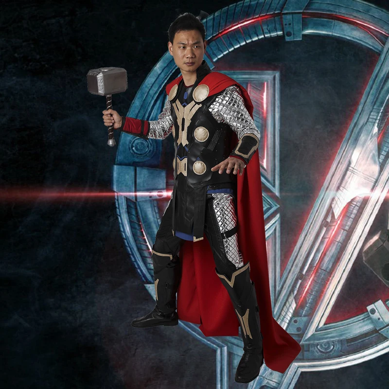Thor Odinson Cosplay Costume The Avengers Ultron Cosplay Outfit Superhero Halloween Full Set Clothes Party Custom Made Adult
Thor Odinson Cosplay Costume The Avengers Ultron Cosplay Outfit Superhero Halloween Full Set Clothes Party Custom Made Adult
