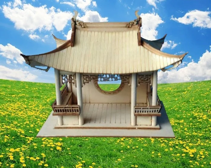 Chinese Classic Ancient wooden building model kits Xihu lake Sightseeing pavilion model
Chinese Classic Ancient wooden building model kits Xihu lake Sightseeing pavilion model