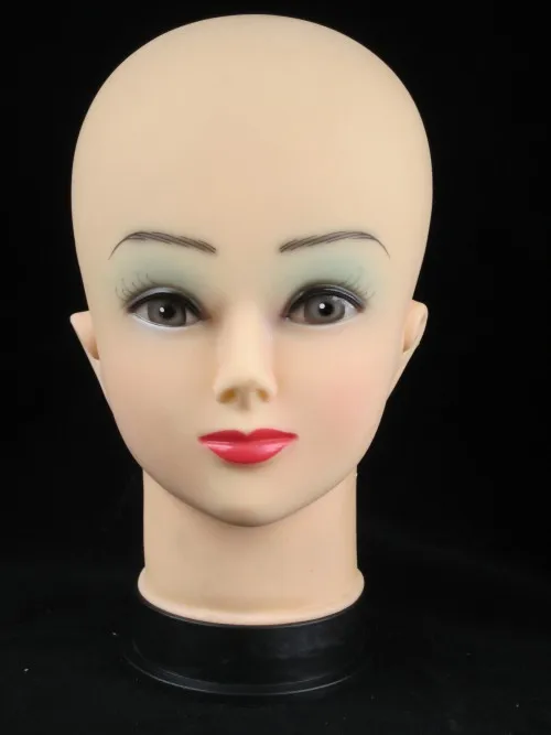

Free Shipping!! New Fashionable PVC Mannequin Head Plastic Head Model On Sale