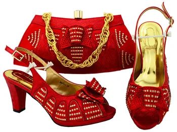 Wonderful red lady pumps african shoes match handbag set with rhinestones for dress MM1051,heel 8.5CM
Wonderful red lady pumps african shoes match handbag set with rhinestones for dress MM1051,heel 8.5CM