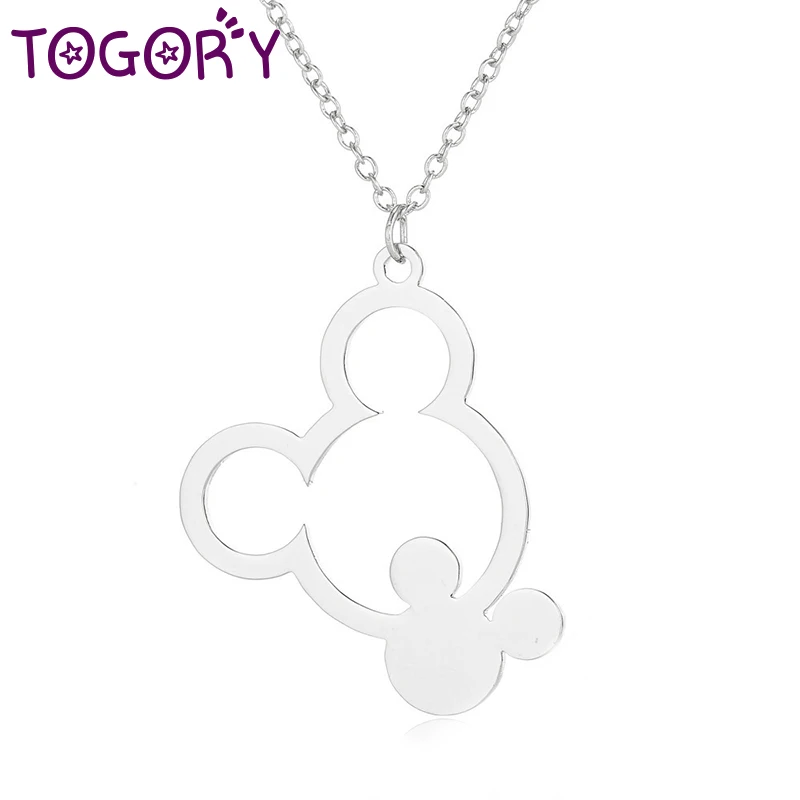 TOGORY Fashion Jewelry Collier Pink Gold Rose Statement Pendant Fine Necklace Women's Cute Mickey Minnie Jewelry Girl Gifts
TOGORY Fashion Jewelry Collier Pink Gold Rose Statement Pendant Fine Necklace Women's Cute Mickey Minnie Jewelry Girl Gifts