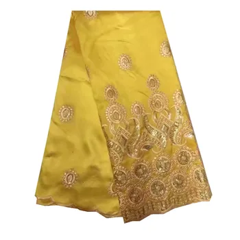 High class design george lace fabric indian george wrappers african raw silk george lace fabric for wedding in yellow zgl71-42
High class design george lace fabric indian george wrappers african raw silk george lace fabric for wedding in yellow zgl71-42